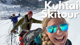 Kühtai ski tour before resort opening 😃 [upl. by Esilahc]