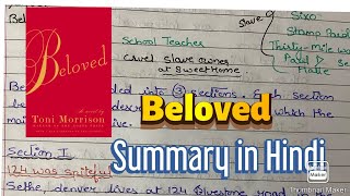 Beloved Novel Summary Toni Morrison Summary in Hindi [upl. by Carmella823]