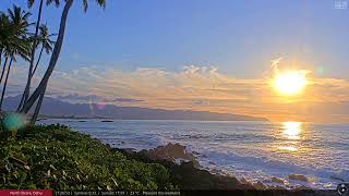 Tropical Sunset on the North Shore of Oahu Hawaii [upl. by Dwan741]