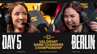 VALORANT Game Changers Championship  Upper Semifinals  Day 5 [upl. by Hardwick]