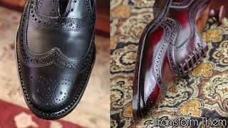 Transforming a Black Dress Shoe into Another Color Here’s HowAllen Edmonds McAllister [upl. by Araht]