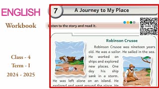 EE 4th standard English work book answers Unit 7 A journey to my place [upl. by Yrelle]