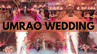 Umrao Wedding  Radha Kishan Entry  Royal Bride amp Groom Entry  Grand Varmala  Aarav Celebrations [upl. by Kirtley]