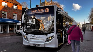 Reading Buses ADL Enviro200 647 YY67HBH On Route 19b To Lower Earley [upl. by Anor]