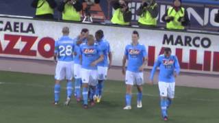 NapoliCagliari 63 09032012 Gol Lavezzi Live in Hd dalla Curva B [upl. by Bowerman]