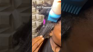 DIY detangling gel for 4c hair flaxseedbenefitsflaxseedsforhairgrowth flaxseed [upl. by Nitfa]