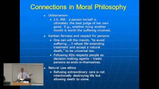 Introductory Lectures on Bioethics Lecture 3  Advance Directives Compelling and Problematic [upl. by Rocray947]