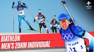 Biathlon  Mens 20km Individual  Full Replay  Beijing2022 [upl. by Lavern363]