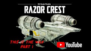 Razor Crest  This is the Way Part I  172 Revell [upl. by Ysac]