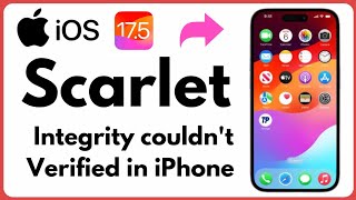 How to fix scarlet integrity could not be verified iPhone  Scarlet unable to install iOS 175 [upl. by Aicinoid]