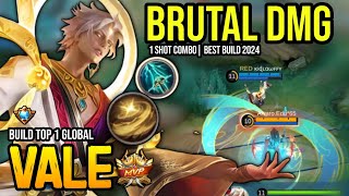 VALE BEST BUILD 2024  BUILD TOP GLOBAL VALE GAMEPLAY  MOBILE LEGENDS✓ [upl. by Claudette]