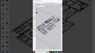 ✅How to correct the scale of AutoCad Plan in Sketchupcad youtubeshorts viralvideos new designer [upl. by Ametaf791]