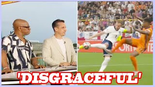 Gary Neville rows with Ian Wright on ITV after England pen decision blasted disgraceful [upl. by Gretchen]