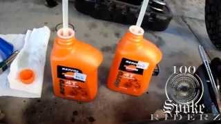 2014 Suzuki Dr650 Dramatic Oil Change vid 2of2 [upl. by Alikam]