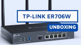 TPLink ER706W Omada Gigabit VPN Router  rozpakowanie unboxing [upl. by Nyleahcim82]