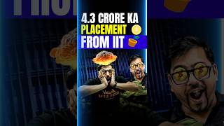 IIT breaks Placement Records😱 43 Crore Placement😱jee jee2025 iit iitjee placement motivation [upl. by Bogart85]