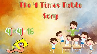 The 4 Times Table Song Multiplying by 4  Silly School Songs [upl. by Tobi403]