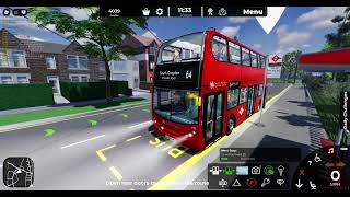 Roblox Croydon 64 Thornton Heath Pond To South Croydon Coombe Road [upl. by Shel]