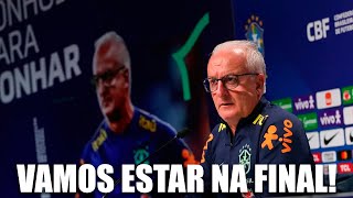 A SELEÇÃO BRASILEIRA VAI ESTAR NA FINAL DA COPA DO MUNDO DORIVAL FAZ PROMESSA PODEM ME COBRAR [upl. by Warwick]