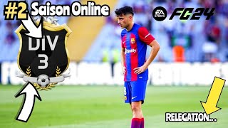 😱quotCEST CHAUD😥JE DOIS EVITER LA RELÉGATION❌quotFC 24 DIVISION 3 ONLINE 🔥 [upl. by Aivizt]