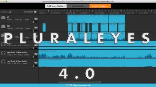 How To Sync Audio Like A Pro  PluralEyes 40 [upl. by Hildegarde]