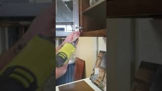 Install 90 degree hinge stop [upl. by Euqitsym452]