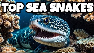 Top 10 Most Dangerous Sea Snakes viral facts top10 [upl. by Lauryn]