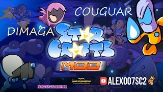 StarCrafts Mod DIMAGA vs Couguar  игра и мультик от Carbot Animations [upl. by Ahserak]