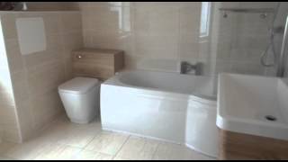 Bathroom With Light Oak Vanity Basin And Toilet [upl. by Andromache707]