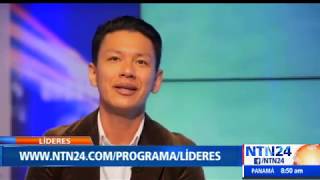 Líderes entrevista completa con el conferencista colombo japones Yokoi Kenji Díaz  NTN24 [upl. by Ahsiemaj]