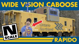 N Scale WideVision Angus Vans and a Caboose You Can Live In [upl. by Tupler89]