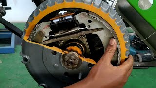 How to do drum brake clearance adjustment [upl. by Cattima]