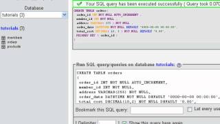 MySQL Tutorial  Creating a Table Tutorial [upl. by Torbart]