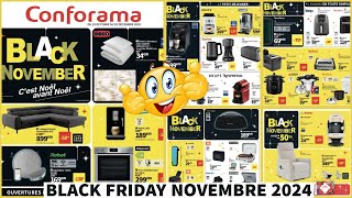 📢 CONFORAMA BLACK FRIDAY 😇 NOVEMBRE 2024 SOLDES 2024 😱 conforama promo arrivage soldes2024 [upl. by Nwahsor]