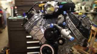 Building a 1000 HP 50L Ford Coyote Turbocharged Engine Part 2 The Long Block [upl. by Mundford]