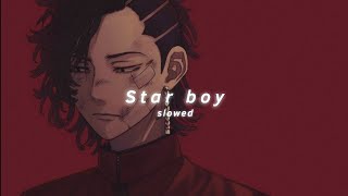 the weeknd  starboy slowed  reverb [upl. by Sirromal]