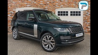 202171 RANGE ROVER 50 V8 P525 AUTOBIOGRAPHY BRITISH RACING GREEN METALLIC WITH VINTAGE TAN LEATHER [upl. by Neelyaj]