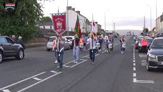 Ballykeel Loyal Sons of Ulster FB No 2  Derryloran Boyne Defenders FB 55th Ann Parade 2023 [upl. by Godber]