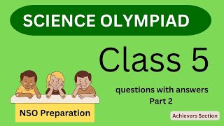 Science Olympiad Questions with Answers for Class 5  NSO  Olympiad preparation  Class 5 Science [upl. by Eelsha443]