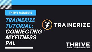 Trainerize Tutorial Connecting MyFitness Pal [upl. by Janella687]