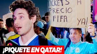 MUNDIAL QATAR 2022 PIQUETE DE ARGENTINOS POR FALTA DE ENTRADAS [upl. by Adiv927]