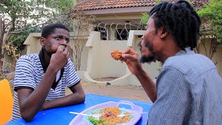 FATHER ANKRAH JUJU WENT WRONG AFTER EATING FRIED amp CHICKEN 1000 DOLLARS 🙆😂🔥 [upl. by Annaor]