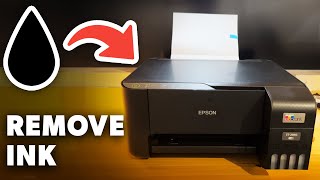 How to Remove Ink from Epson Ecotank Printer [upl. by Langston]