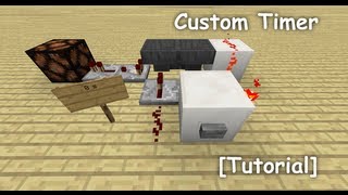 Easy Custom 005 Timer 2s  256s Tutorial Minecraft 15 [upl. by Nidraj]