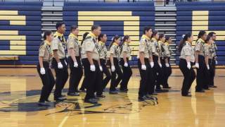 Pathfinder Marching Competition Fancy Drill 31917 [upl. by Ellenod]