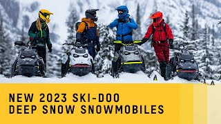 The 2023 SkiDoo Deep Snow lineup [upl. by Kado]