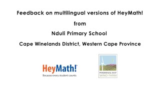 Gr 1 Educator uses HeyMath in Xhosa [upl. by Ardnahs]