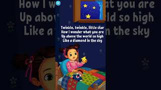 Twinkle Twinkle little star shorts nurseryrhymes poem [upl. by Brenna517]