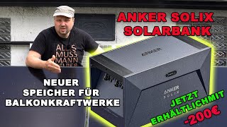 Neuer Speicher für Balkonkraftwerke von Anker Anker SOLIX Solarbank E1600 😮👉Ab heute erhältlich [upl. by Reggy]