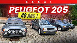 40 ans de la Peugeot 205  On y était  Plus de 500 Peugeot 205 présentes 🔥 [upl. by Grose]